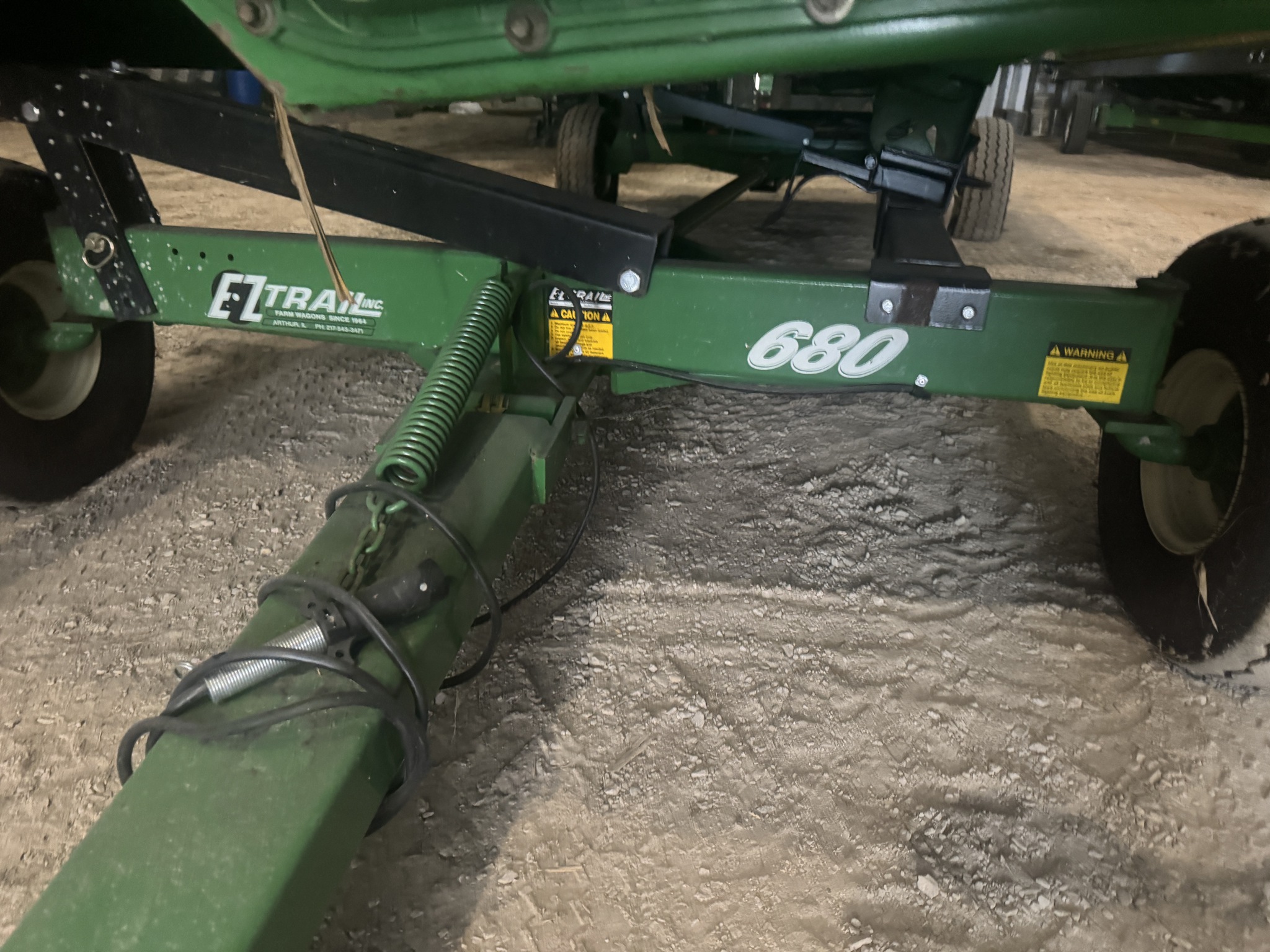2022 Trail-Eze 680-21ft Header Transport Green Image 1