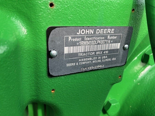 2024 John Deere 8RX 410 Image 2