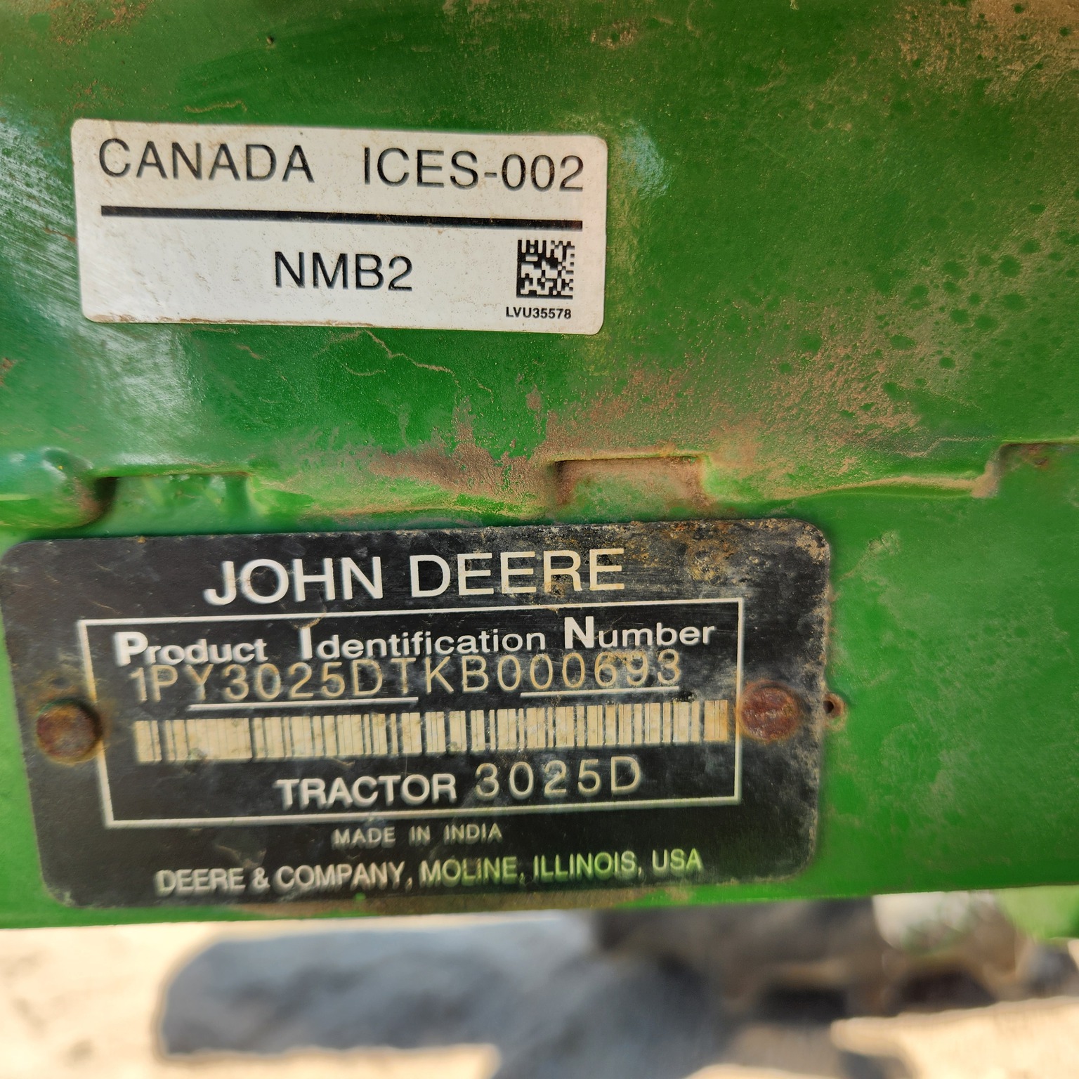 2019 John Deere 3025D Image 11