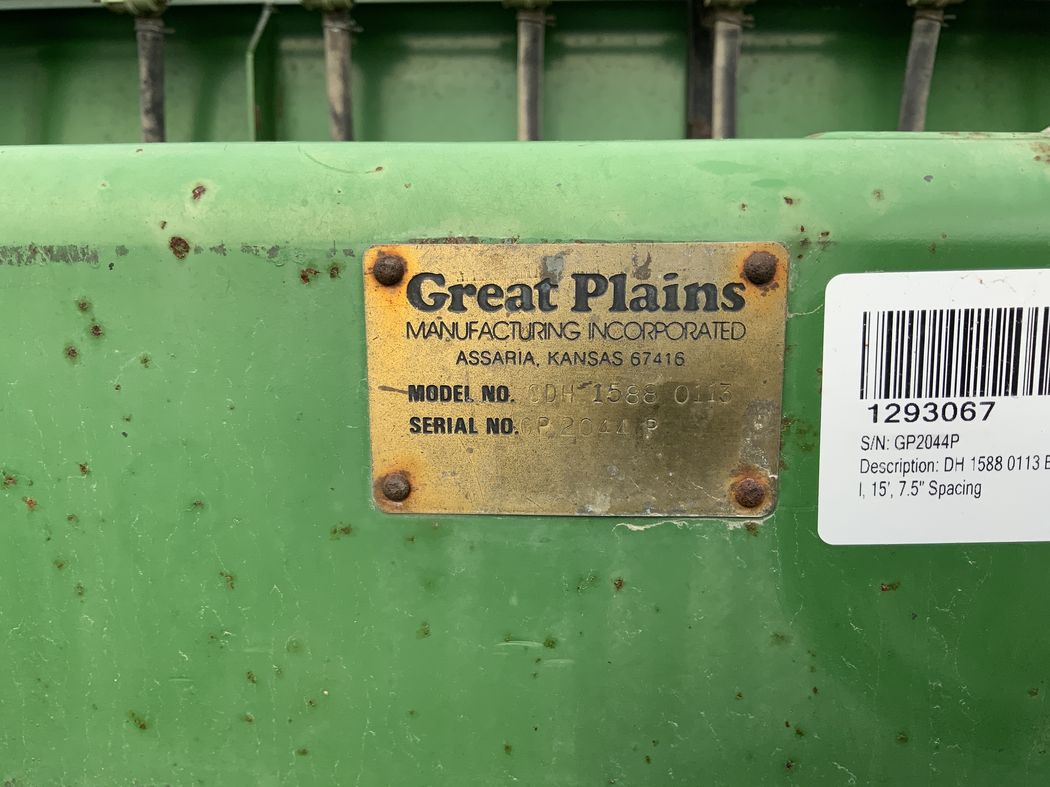 Great Plains DH 1588 0113 Image 3