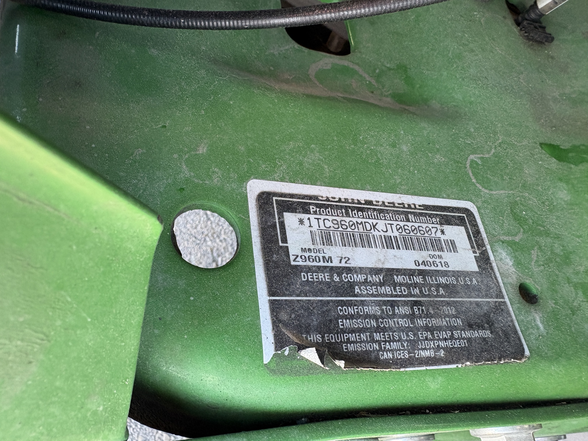 2018 John Deere Z960M Image 14