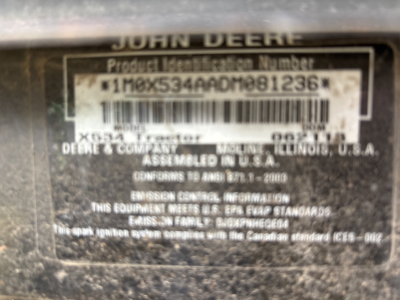 Used 2013 John Deere X534 Lawn & Garden Tractors at Koenig Equipment in Greenville, OH - Photo11