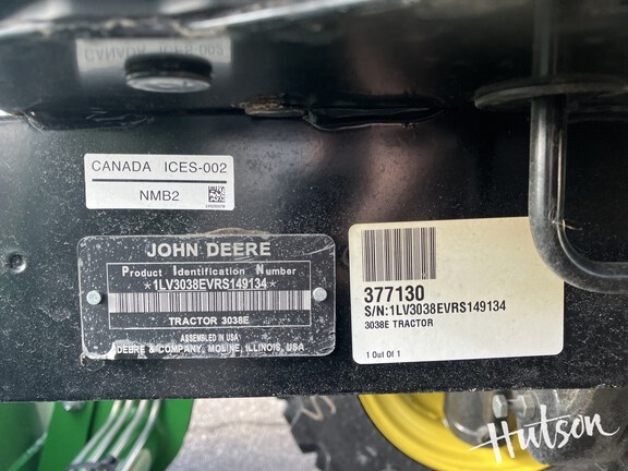 Photo of 2025 John Deere 3038E