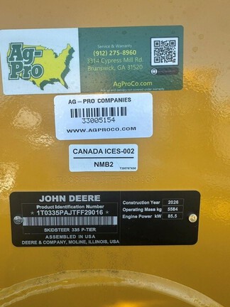 2026 John Deere 335P-9