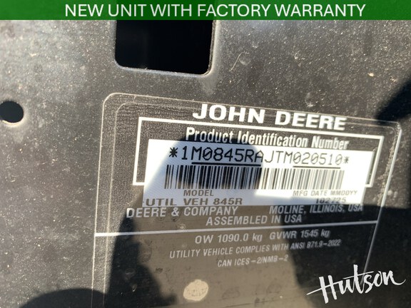 Photo of 2026 John Deere XUV 845R Premium Cab