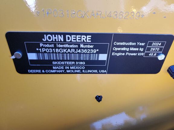 2024 John Deere 318G