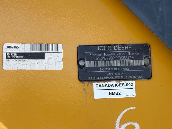 2019 John Deere 772G