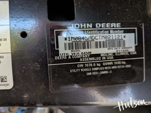 Photo of 2026 John Deere XUV 845M