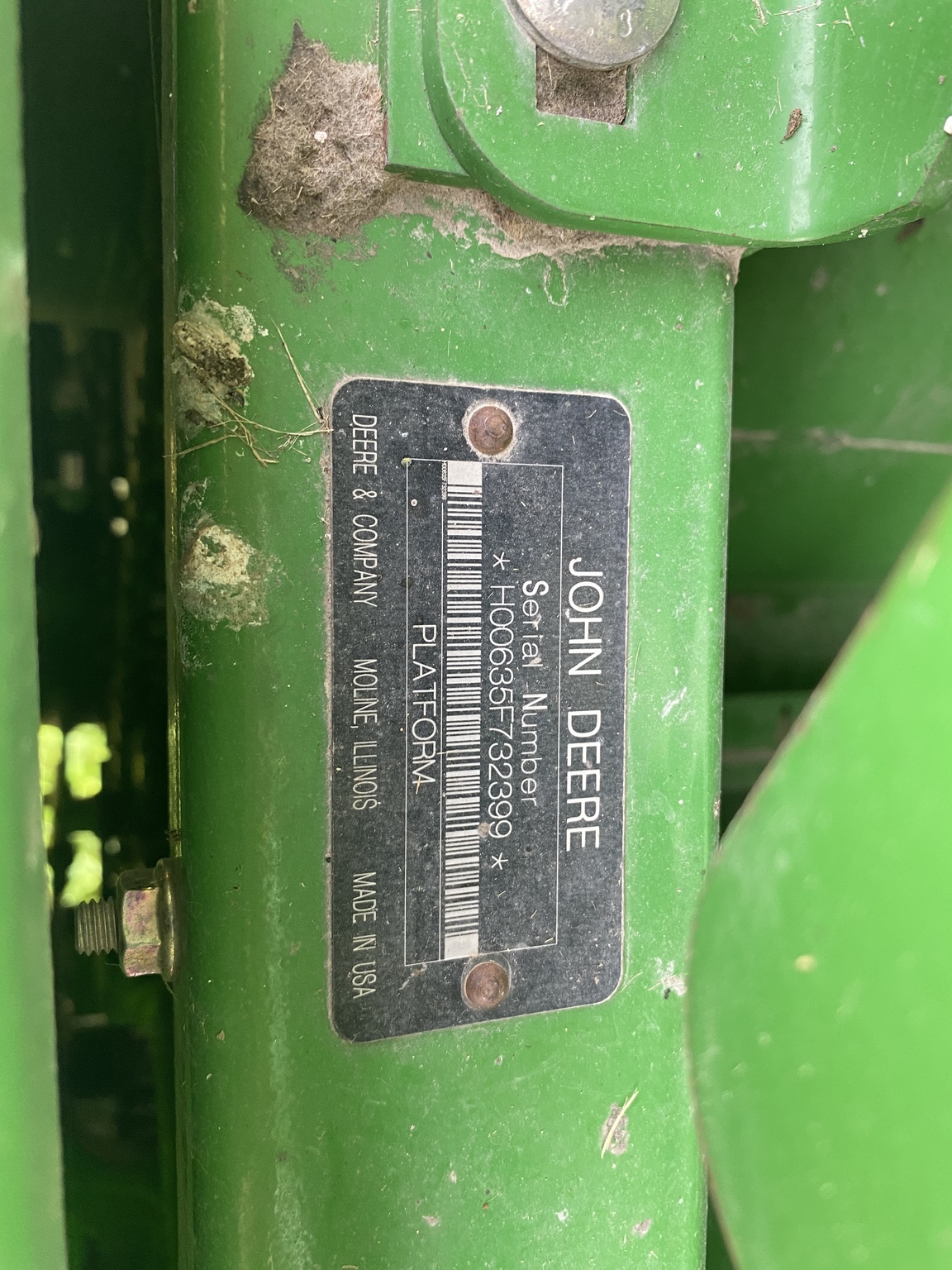 2009 John Deere 635F Image 33