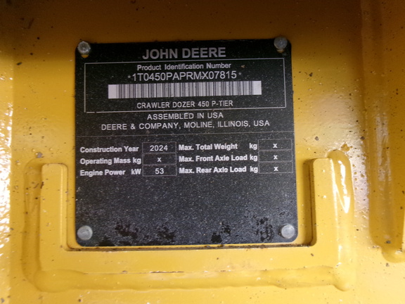 2024 John Deere 450 P-Tier
