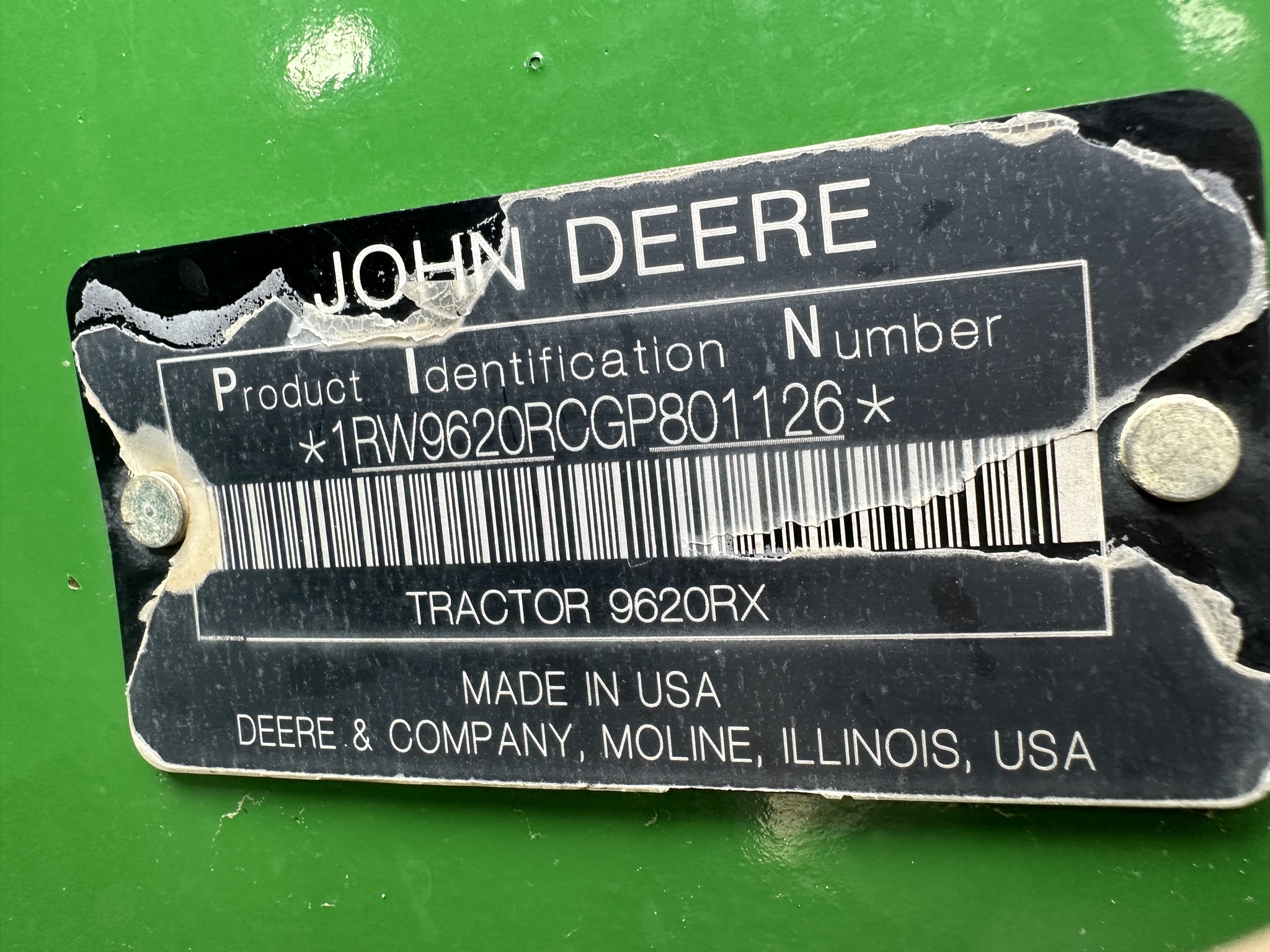 2016 John Deere 9620RX Image 11