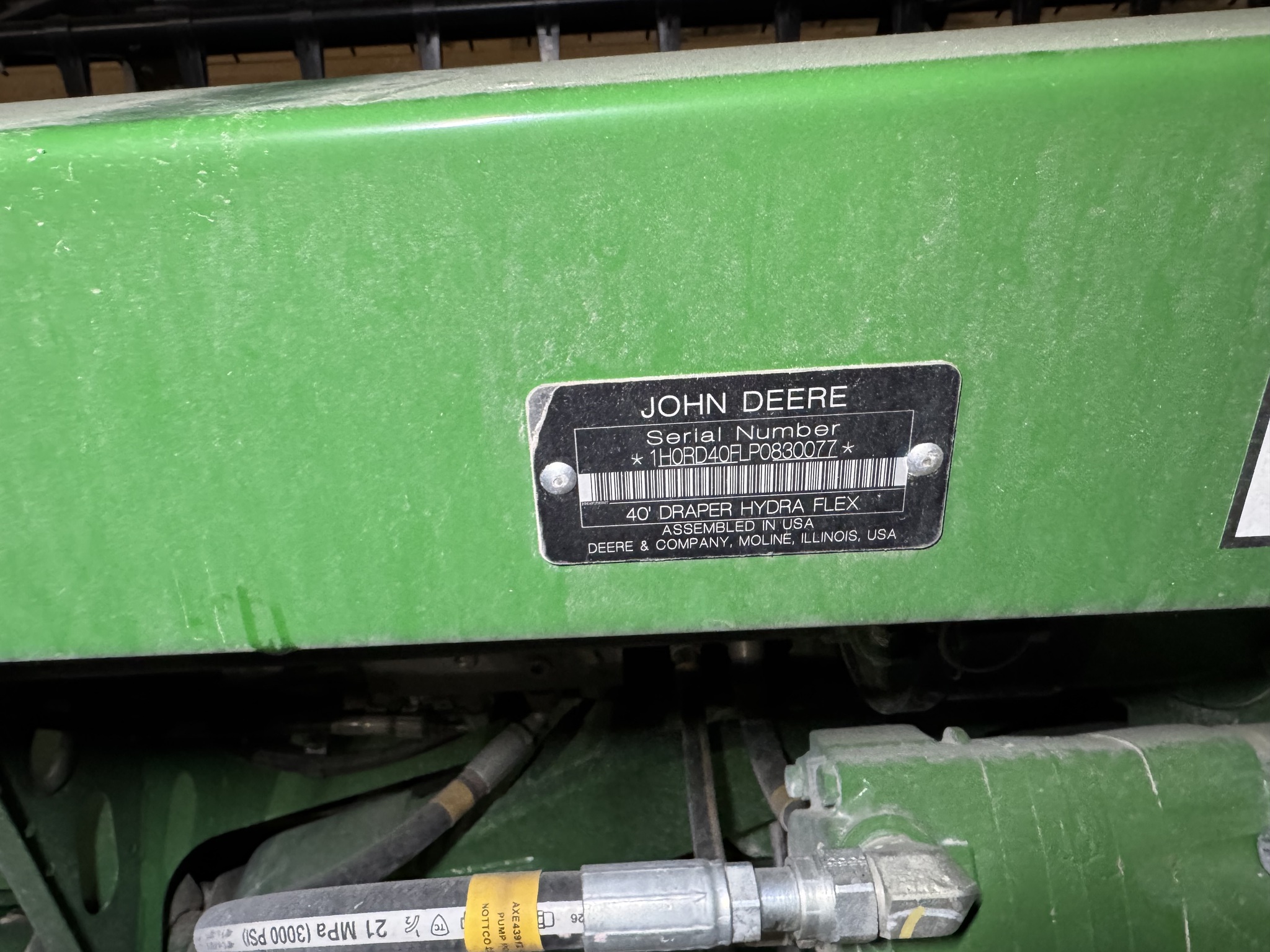  2024 John Deere RD40F at Heritage Tractor in Quincy, IL
