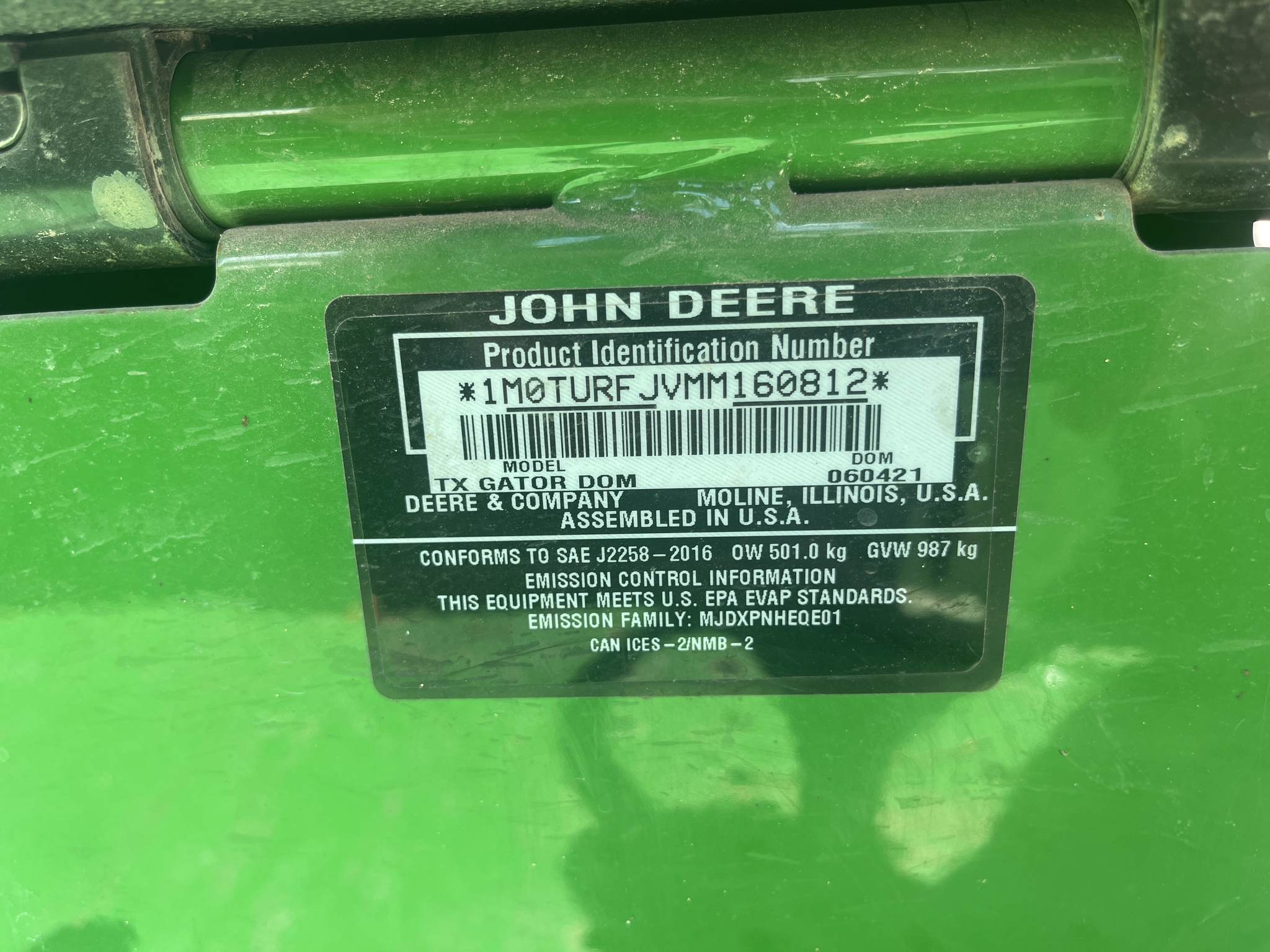 2021 John Deere Tx Turf Image 17