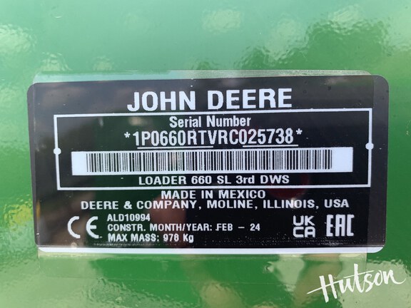 Photo of 2024 John Deere 660R