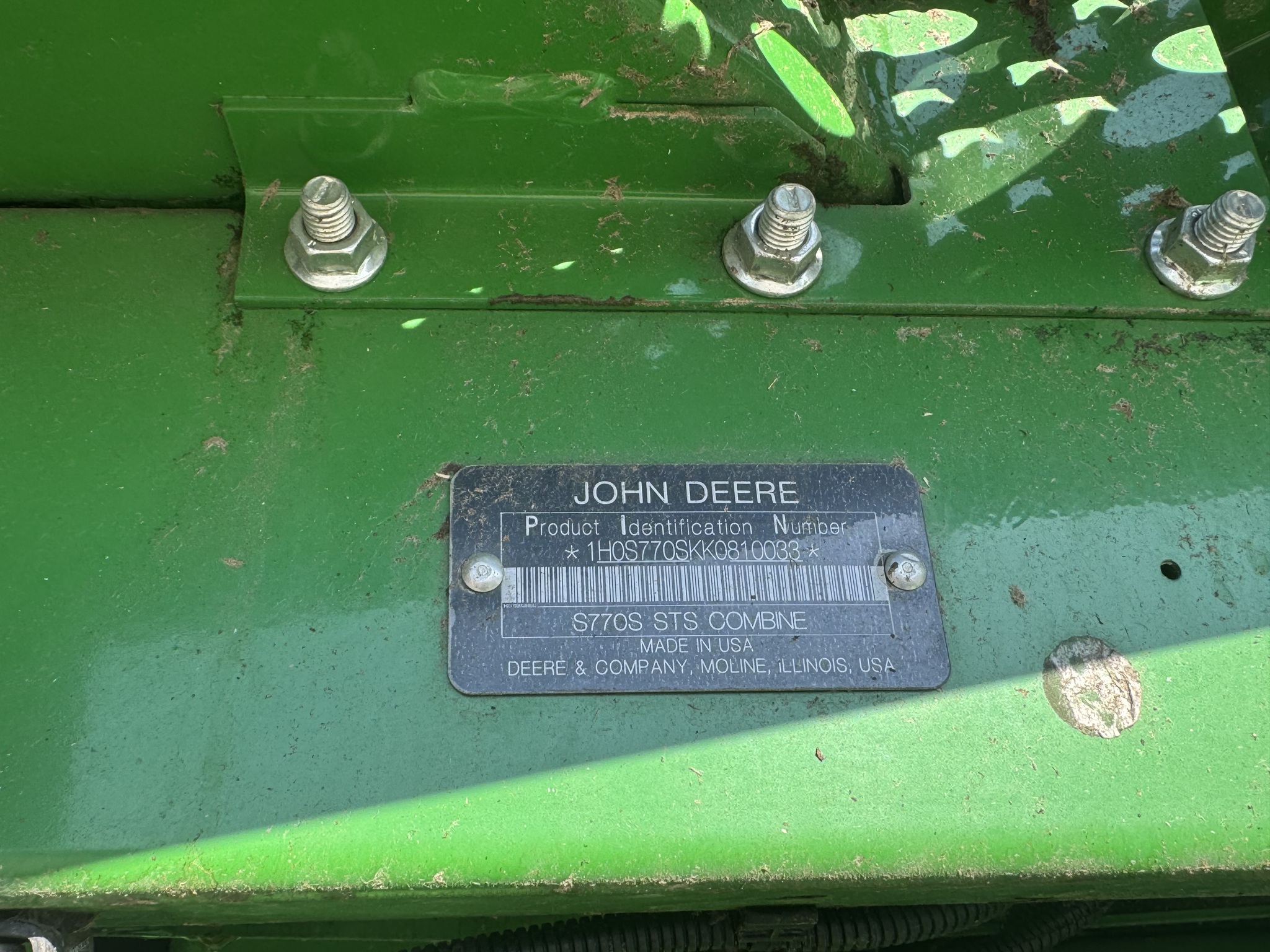 2020 John Deere S770 Image 10
