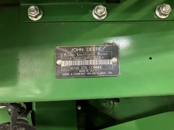 2015 John Deere S670 - Photo8