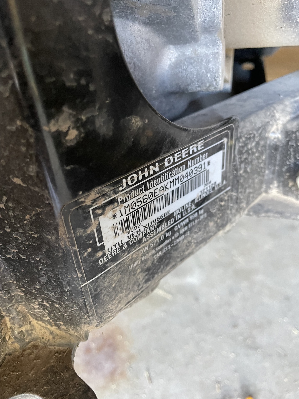 2021 John Deere XUV 560E Image 8