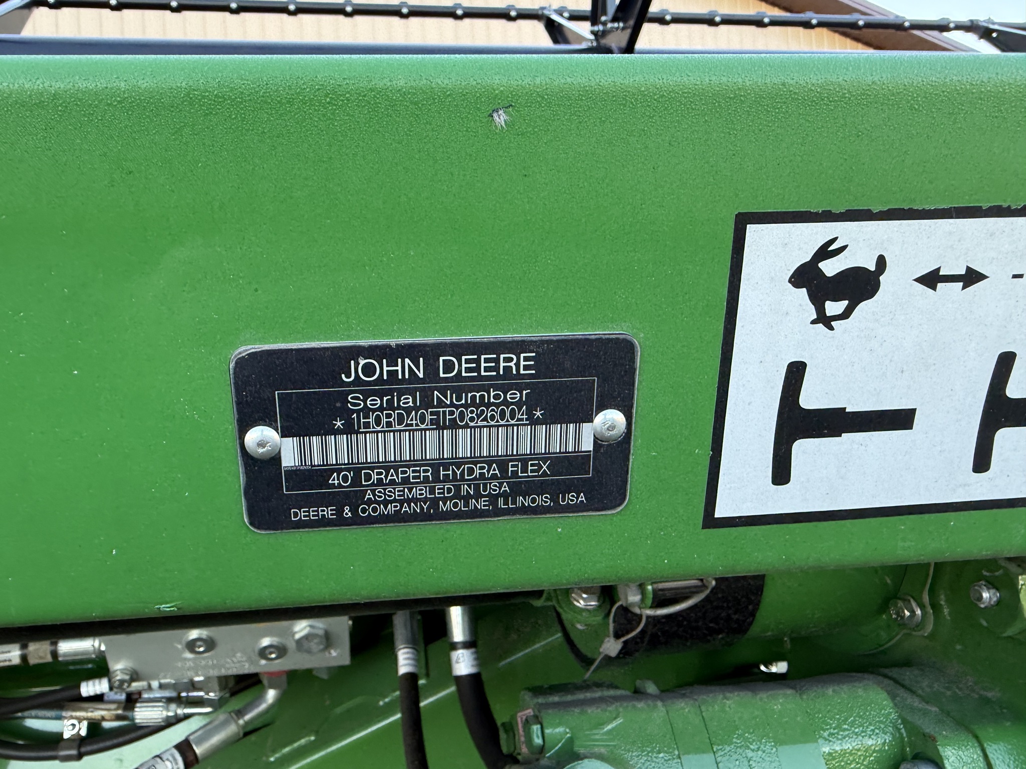  2023 John Deere RD40F at Heritage Tractor in Pontiac, IL