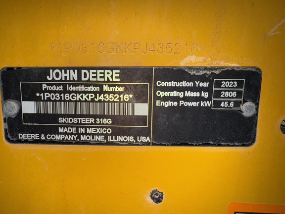 Photo of 2023 John Deere 316GR