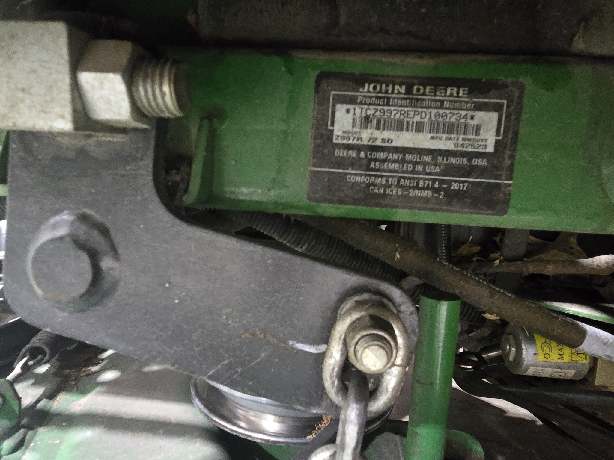  2023 John Deere Z997R at Heritage Tractor in Carthage, IL