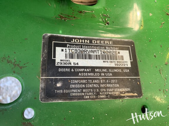 Photo of 2022 John Deere Z930R
