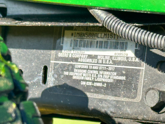 2020 John-Deere X580