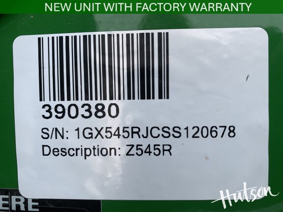 Photo of 2025 John Deere Z545R
