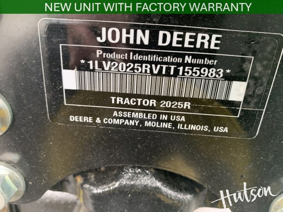 Photo of 2026 John Deere 2025R