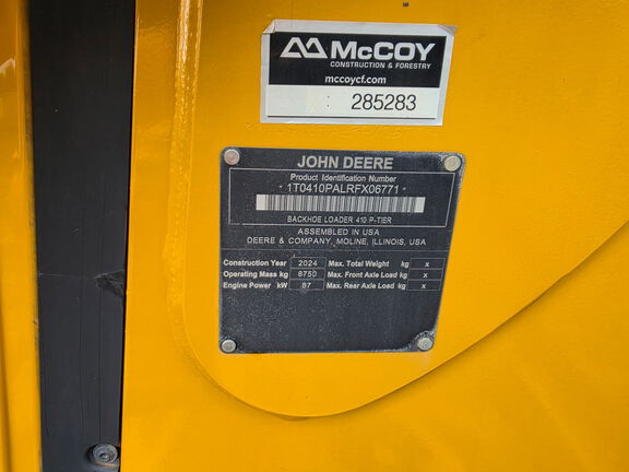 0 John Deere 410 P