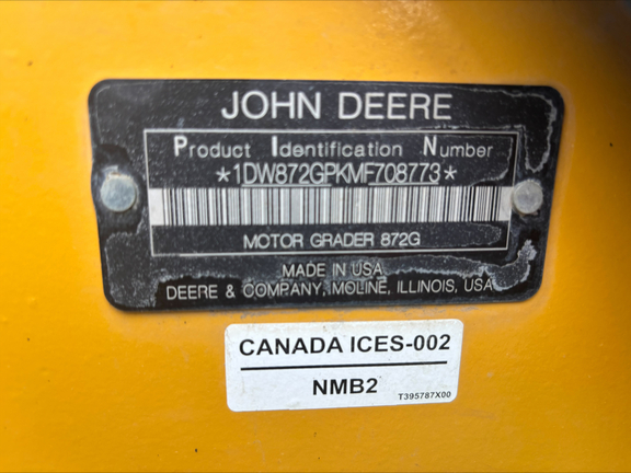 2021 John Deere 872G