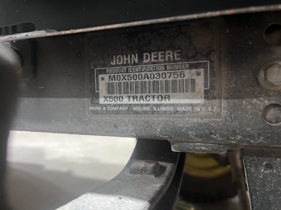 Photo of 2008 John Deere X500