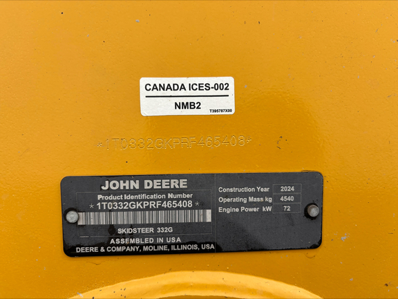 2024 John Deere 332G