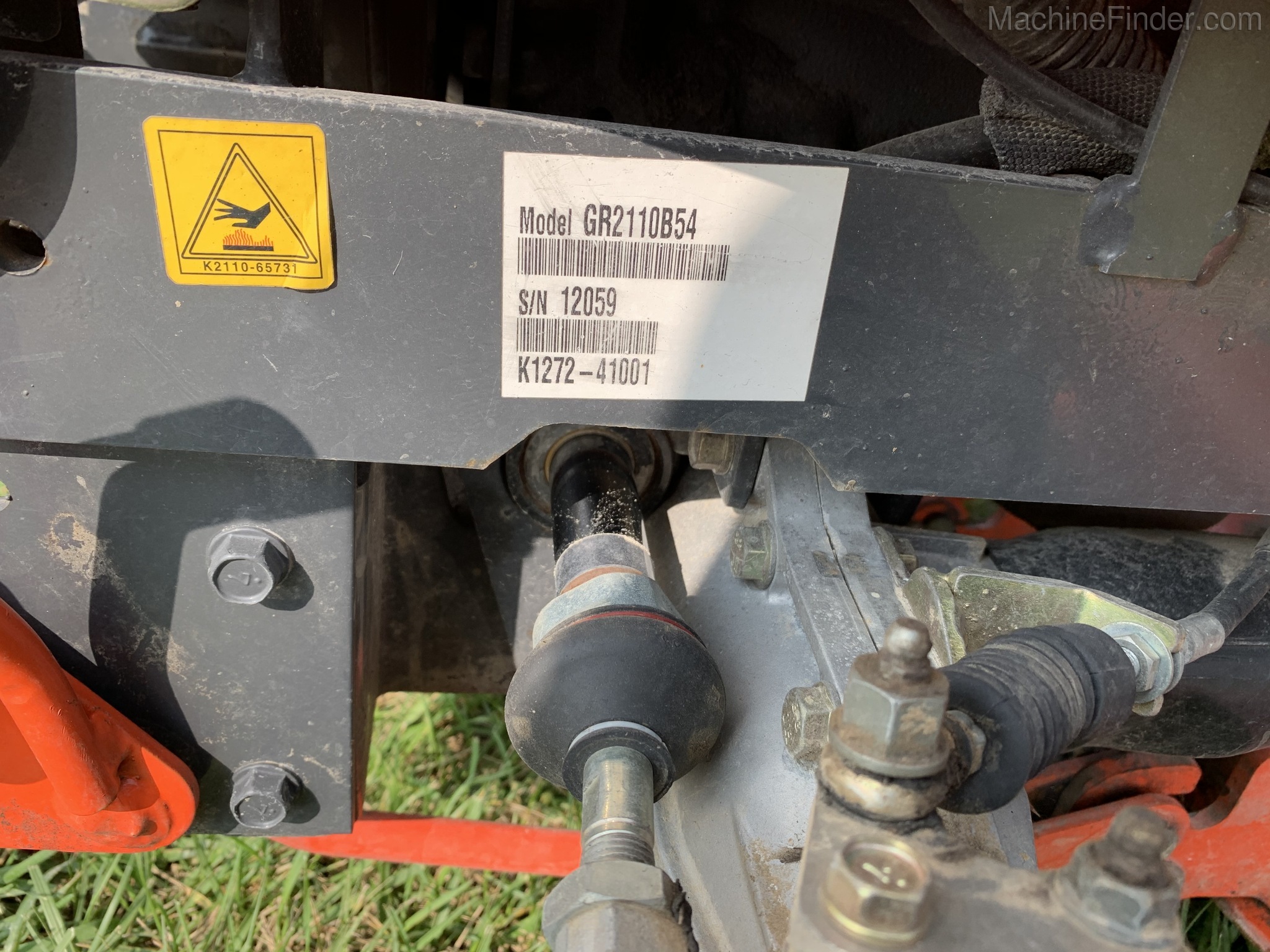 2008 Kubota GR2110 Image 7