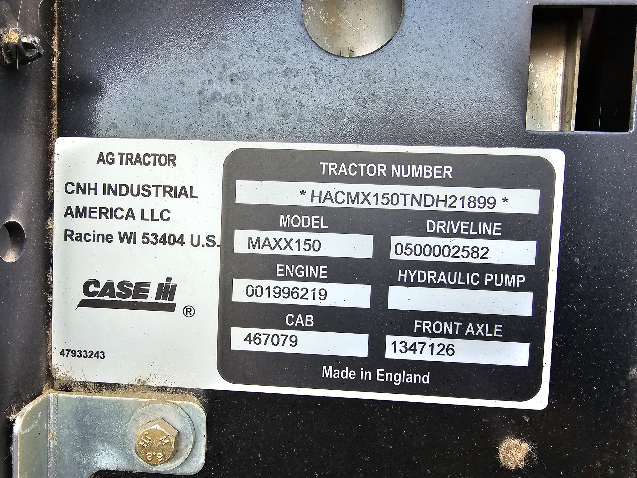  2023 Case IH Maxxum 150 at Heritage Tractor in Rockport, IL