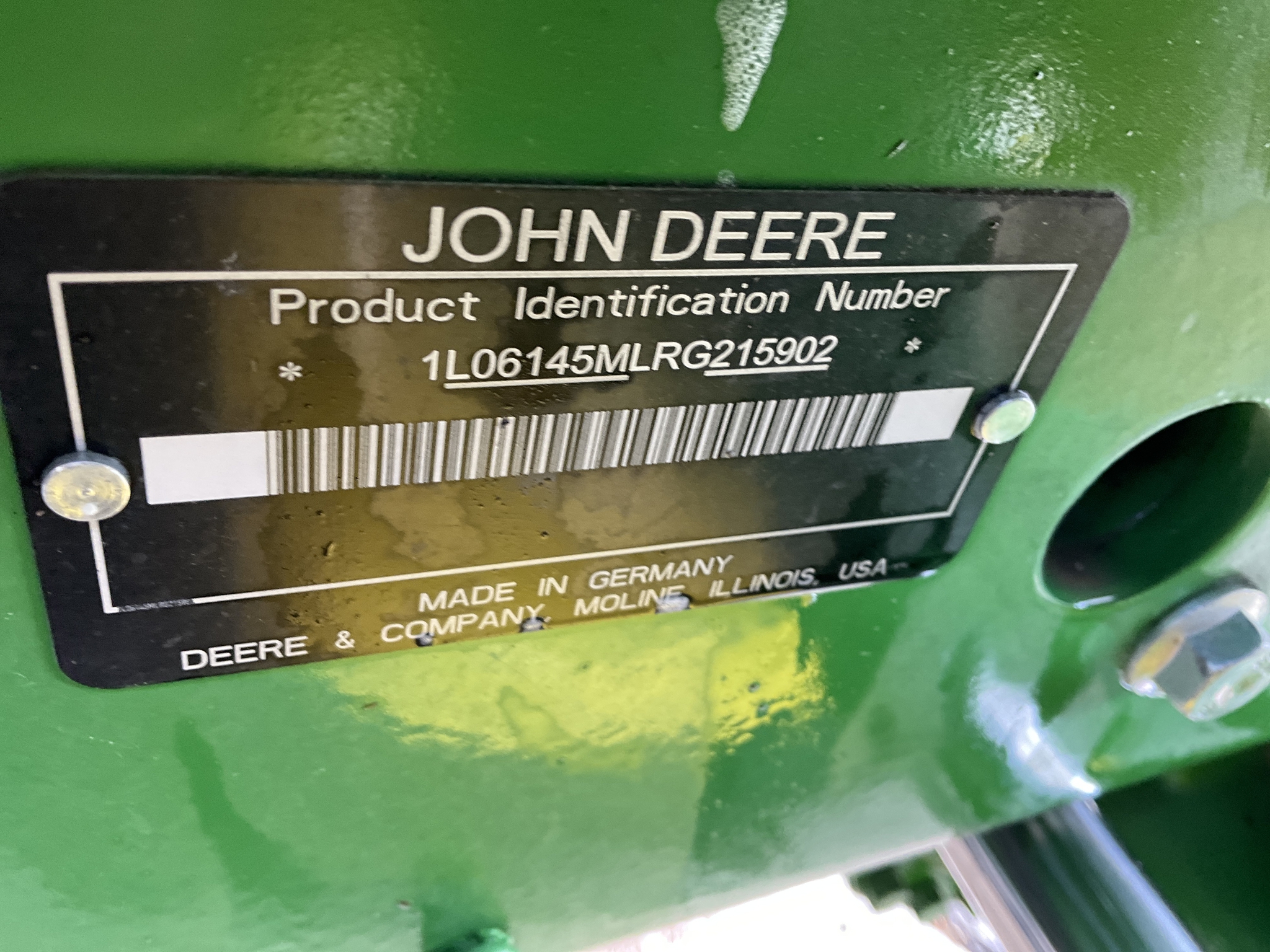 2024 John Deere 6145M Image 2