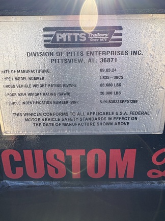 2025 Pitts LB35-38CS