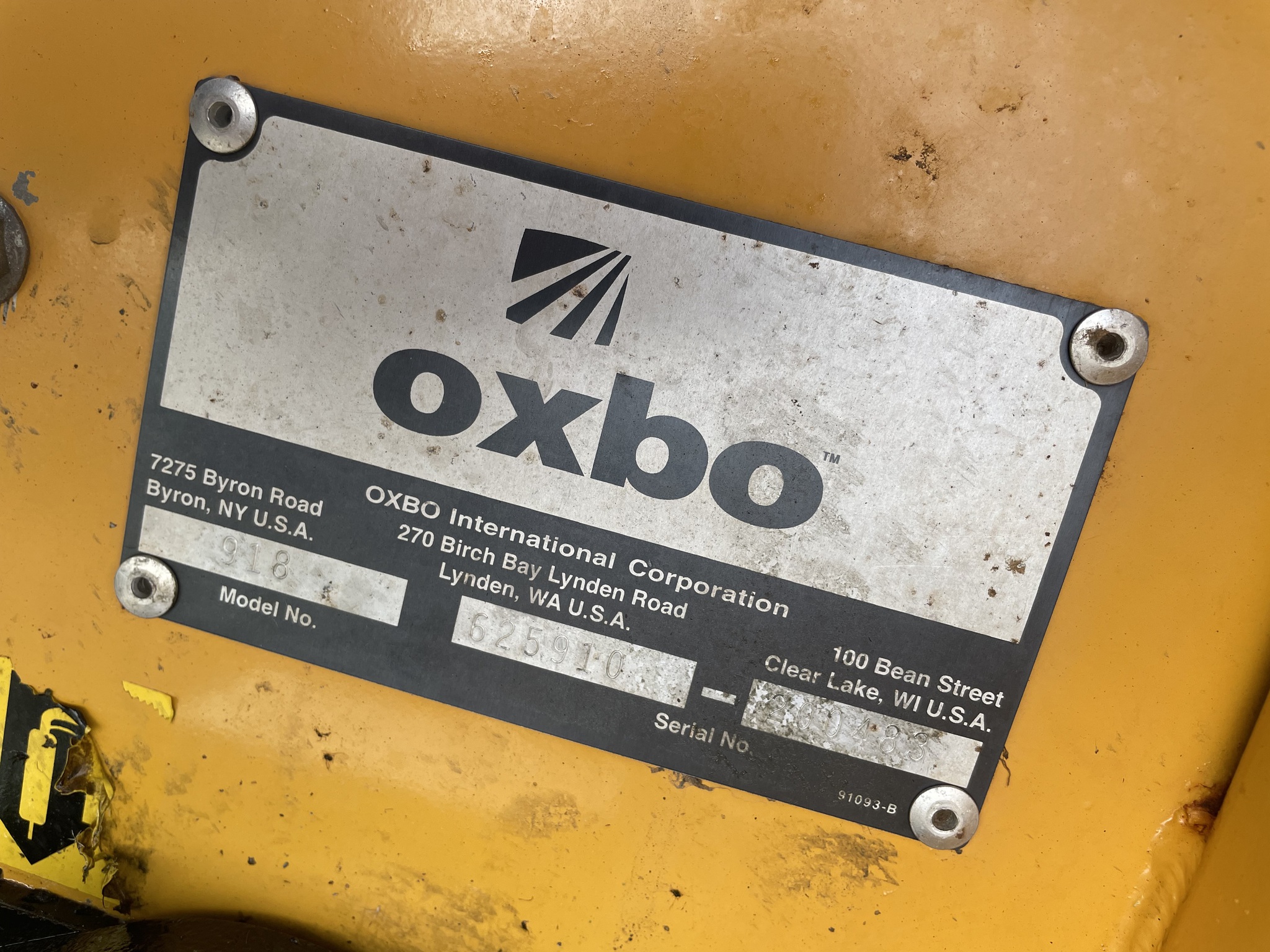 2016 Oxbo 918 Image 8