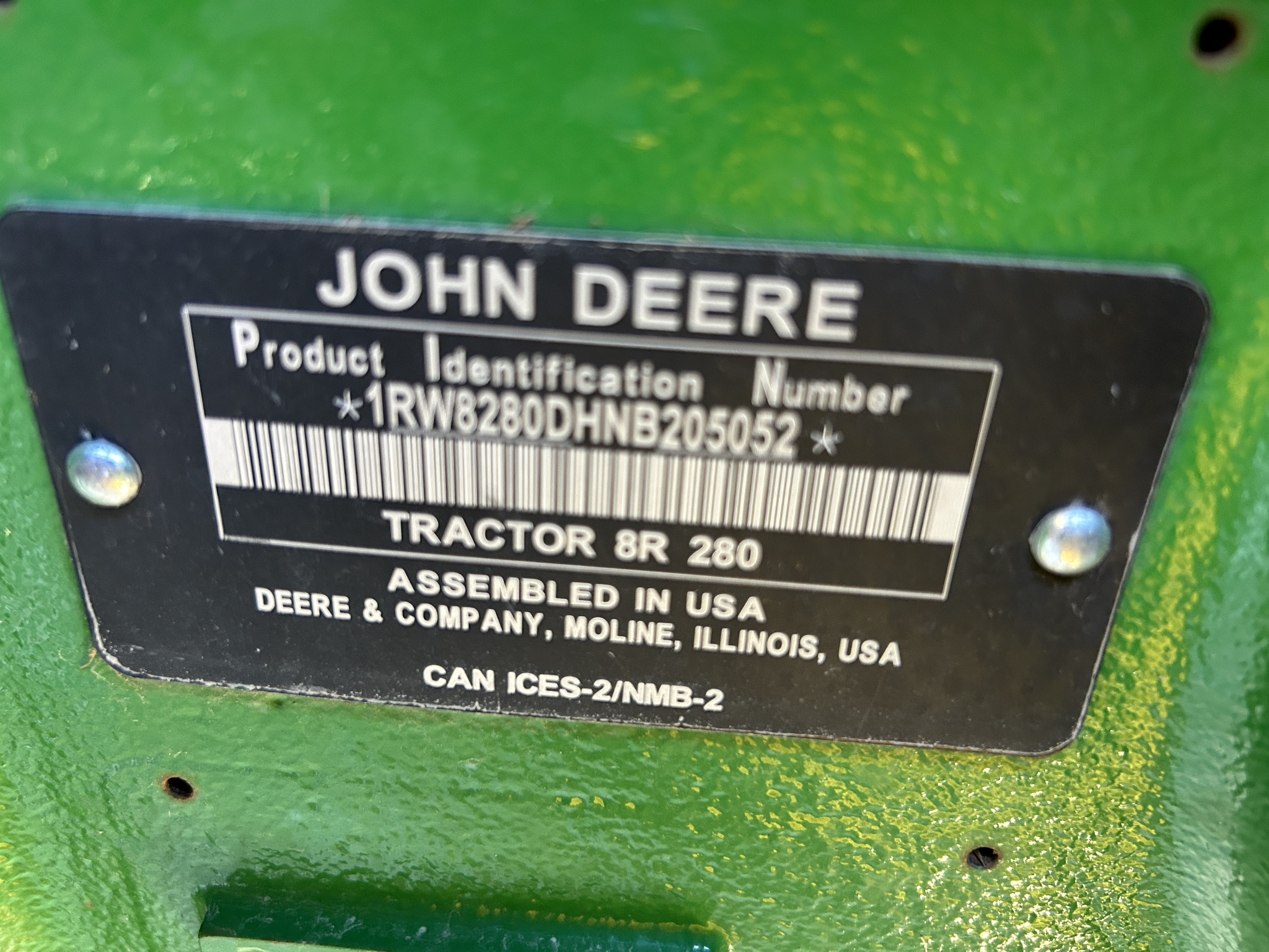  2022 John Deere 8R 280 at Heritage Tractor in Baldwin City, KS