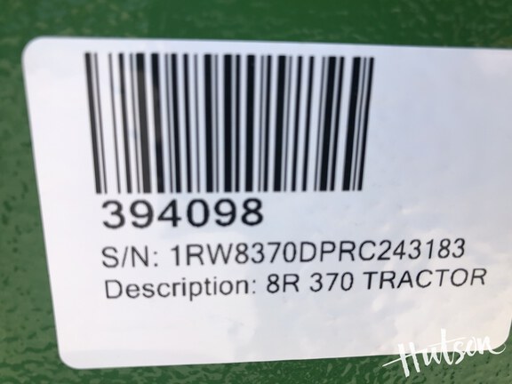 Photo of 2024 John Deere 8R 370