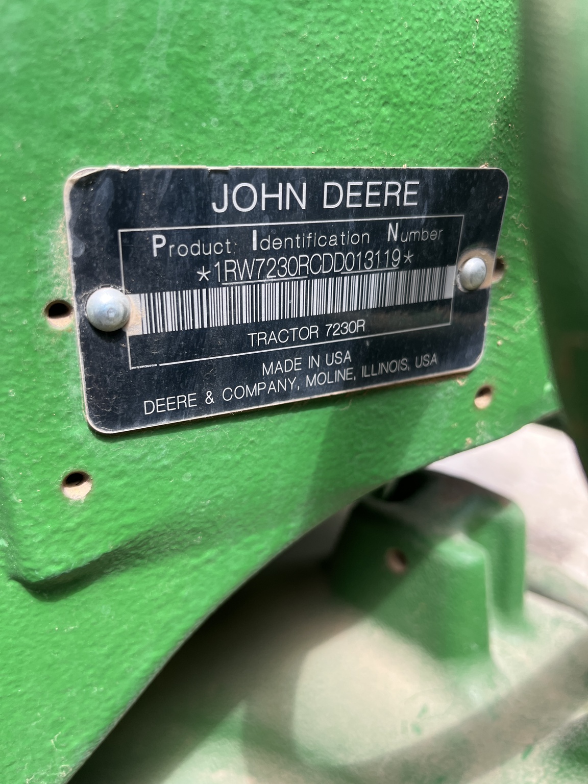 2013 John Deere 7230R Image 3