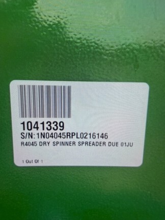 2021 John Deere R4045