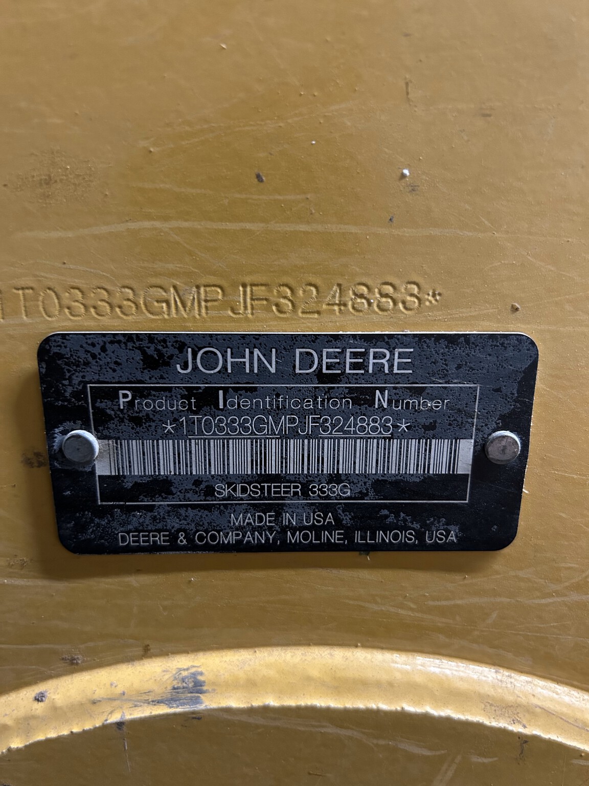  2018 John Deere 333G at Heritage Tractor in Lockwood, MO