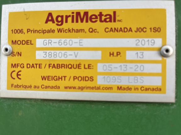 Used 2020 Agrimetal GR-660-E Attachments for Golf and Turf at Horizon Ag & Turf in Calgary, AB - Photo7