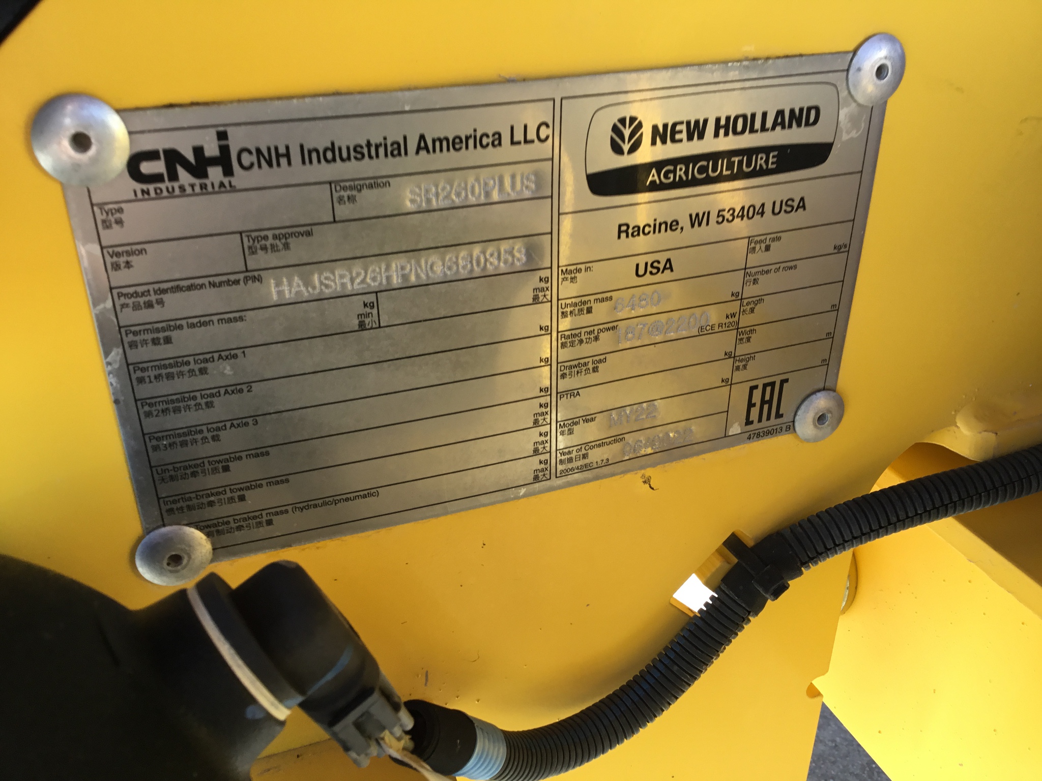 2022 New Holland Speedrower 260 Image 26