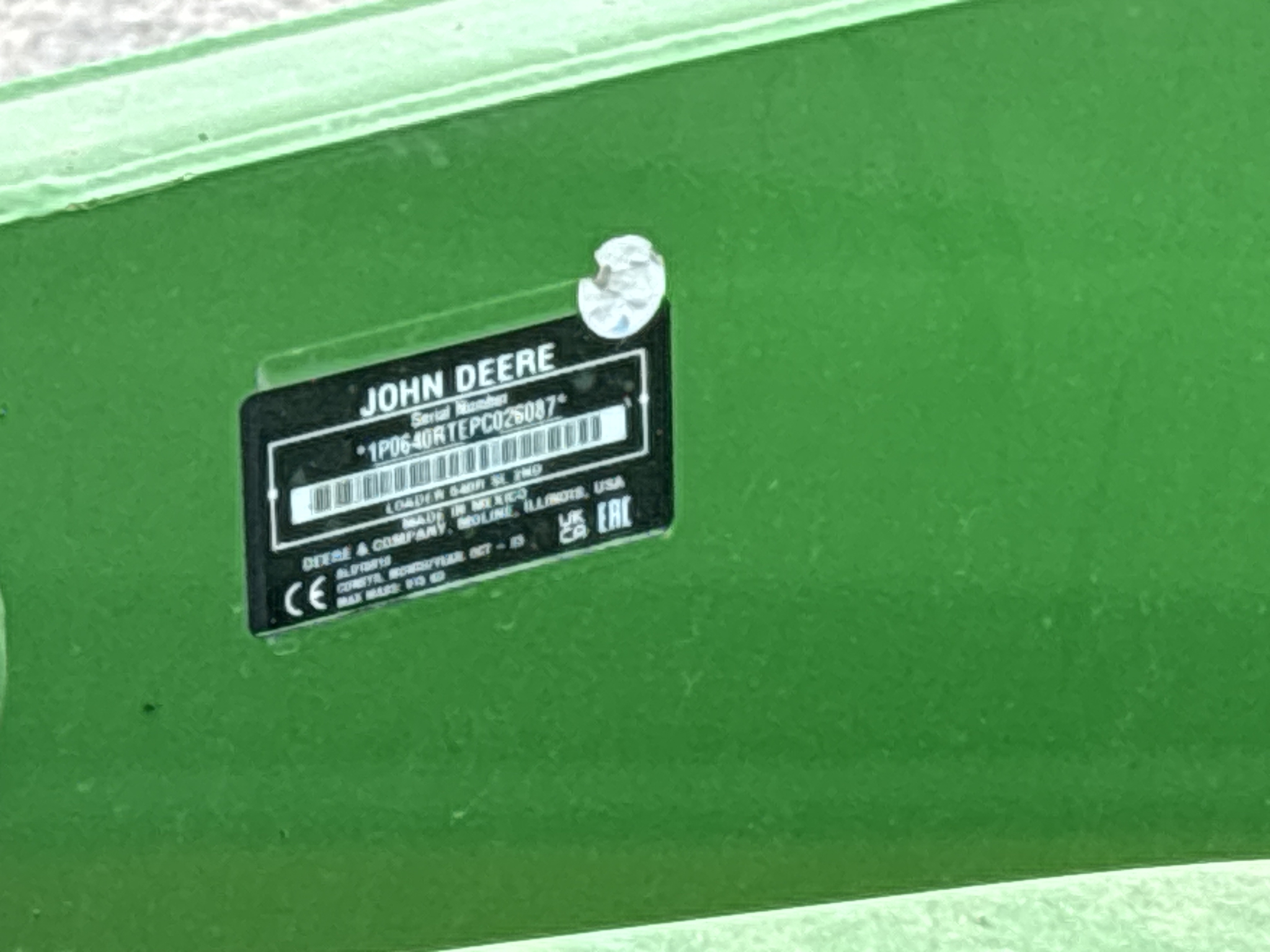 Used 2025 John Deere 6M 155 Utility Tractors at Koenig Equipment in Urbana, OH - PhotoXL19