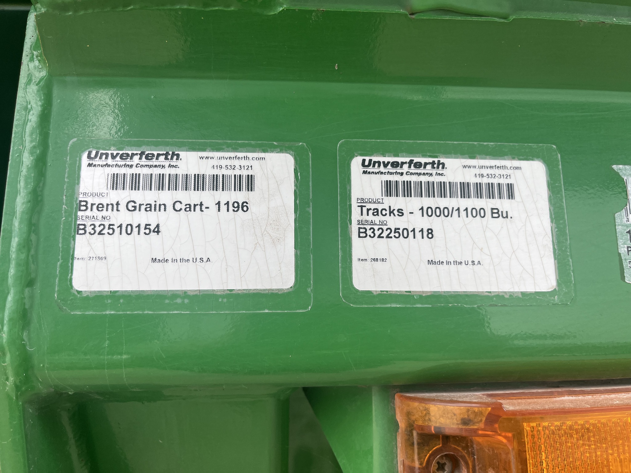  2015 Brent 1196 at Heritage Tractor in Mendota, IL