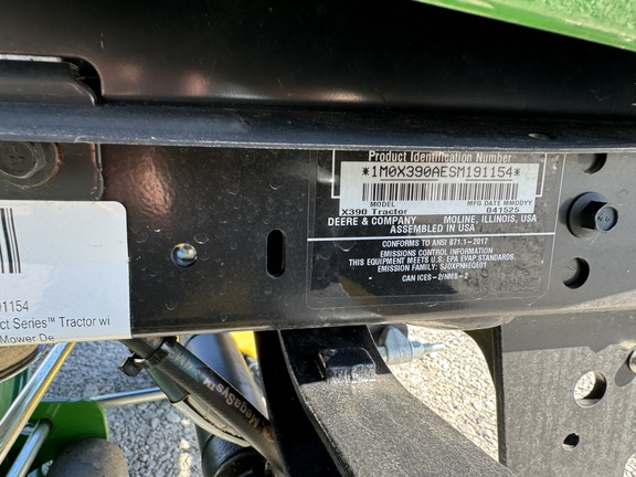 2025 John Deere X390