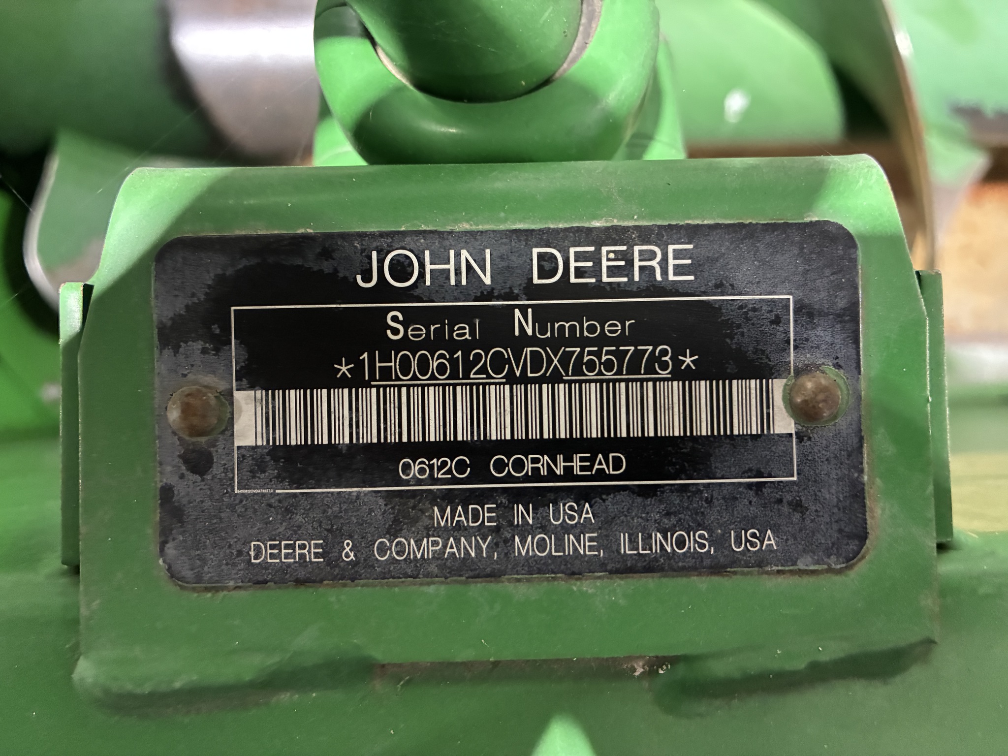 2013 John Deere 612C Image 10