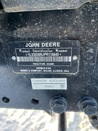 Used 2024 John Deere 2038R Compact Utility Tractors at Horizon Ag & Turf in Edmonton West, AB - Photo4