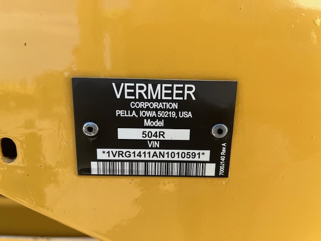  2022 Vermeer 504R Premium at Heritage Tractor in West Plains, MO
